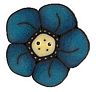 Small Teal Wildflower